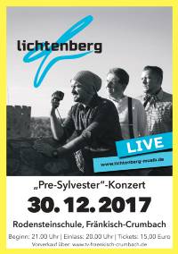 Pre-Sylvester Konzert Lichtenberg